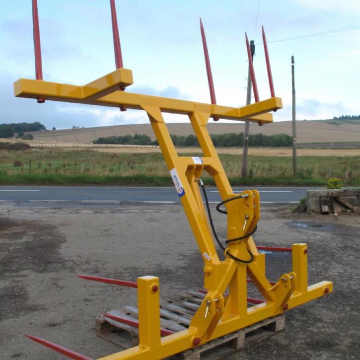 Big Bale Transporter for the back of tractors - showing the non-folding version.